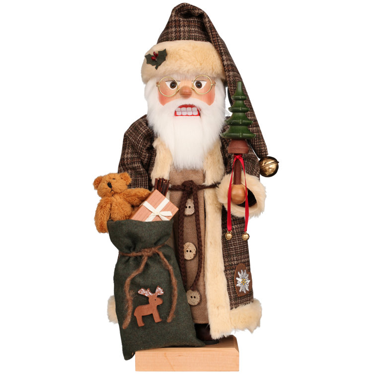 Christian Ulbricht Premium Nutcracker Santa Claus In Brown